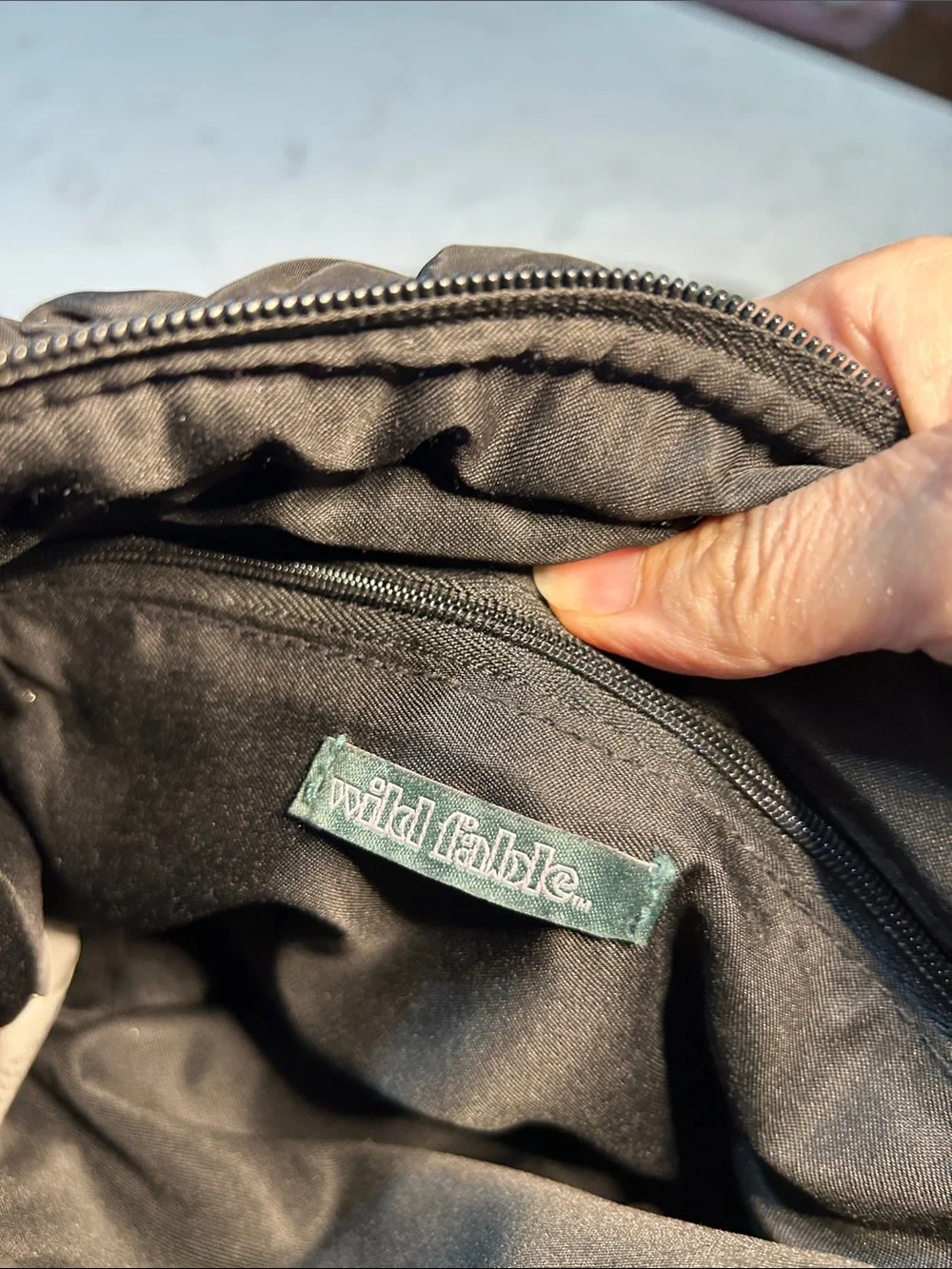 Wild Fable Black Puffy Shoulder Bag -